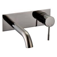 Змішувач для умивальника Imprese Brenta одноважільний, прихований монтаж, графітовий хром (ZMK091908030) - Теплоцентр