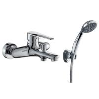 Змішувач для ванни Rozzy Jenori Tulip одноважільний, з душовою лійкою, хром (RBZ081-3) - Теплоцентр