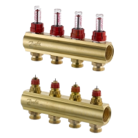 Колектор з витратомірами Danfoss FHF-4F 1