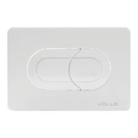 Клавіша змивна Volle Ego Neo для інсталяції, біла (221134) - Теплоцентр