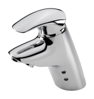 Змішувач для умивальника Oras Ventura одноважільний/сенсорний, з донним клапаном, хром (8010) - Теплоцентр