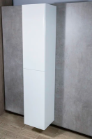 Пенал Fancy marble Devon 190 см, білий - Теплоцентр