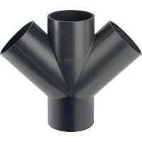 Хрестовина Geberit PE 45°, DN 100/50 - Теплоцентр