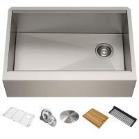 Кухонна мийка Kraus KWF Kore з переднім фартухом, 759x514x266 мм (KWF410-30) - Теплоцентр