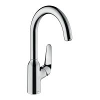 Змішувач для кухні Hansgrohe Focus M42 одноважільний, хром (71802000) - Теплоцентр