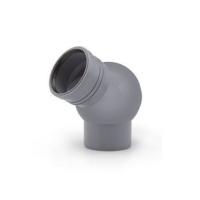 Коліно внутрішнє регульоване PPR Leo Minor 110/0°-90°, 61 мм, сіре (U1NPW61) - Теплоцентр