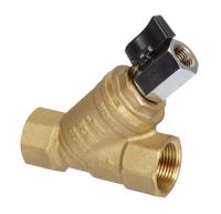 Фільтр сітчатий Danfoss FRV-D DN20 Rp 3/4" з дренажним кульовим краном, РВ (065B8242) - Теплоцентр
