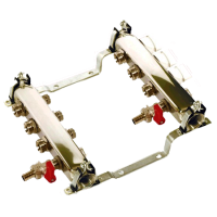 Колектор Salus RTS 9 з ручними та термостатичними клапанами, 9 виходів - Теплоцентр