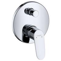 Змішувач для ванни Hansgrohe Focus E2 одноважільний, прихований монтаж, хром (31945000) - Теплоцентр