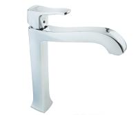 Змішувач для умивальника Hansgrohe Metris Classic одноважільний, високий вилив, зі зливним гарнітуром, хром (31078000) - Теплоцентр