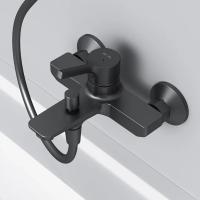 Змішувач для ванни AM.PM X-Joy S одноважільний, чорний (F85B10022) - Теплоцентр