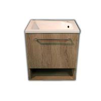 Тумба Fancy Marble Ion 500 під умивальник Jessica, ліва, дуб Бруніко (Ion 500) - Теплоцентр