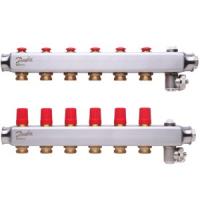 Колектор Danfoss SSM  на 6 контурів (088U0806) - Теплоцентр