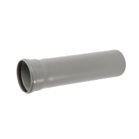 110/750 mm Труба каналізаційна/сірий.PPRC/Valrom. 11110075000П() - Теплоцентр