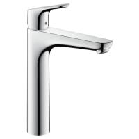 Змішувач для умивальника Hansgrohe Focus одноважільний, зі зливним набором, хром (31608000) - Теплоцентр