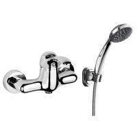 Змішувач для душу Rozzy Jenori Fortuna одноважільний, з душовою лійкою, хром (RBZ018-5) - Теплоцентр