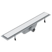 Лінійний трап 600мм, система сухий затвор, з решіткою суцільною - Теплоцентр