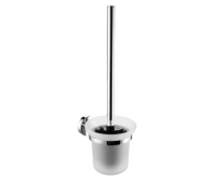 Щітка для унітаза Volle RONDA хром / скло (2535.050201) - Теплоцентр