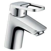 Змішувач для умивальника Hansgrohe Logis Loop одноважільний, зі зливним гарнітуром, хром (71150000) - Теплоцентр