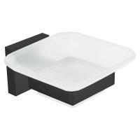 Мильниця Volle Cuadro настінна, скло матове/чорний матовий (2536.210104) - Теплоцентр