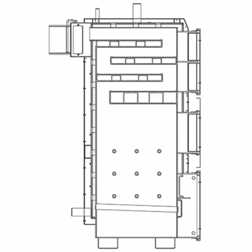 Твердопаливний котел Kraft L 15 кВт (механіка) - Теплоцентр