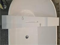 Полиця для ванни Miraggio Venice Mirasoft 90 см, біла (69125617) - Теплоцентр