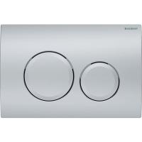 Змивна клавіша Geberit Delta20, для подвійного змиву, матовий хром (115.127.46.1) - Теплоцентр