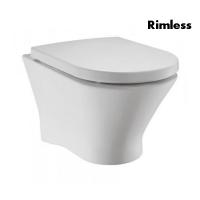 Унітаз підвісний Roca Nexo Rimless безобідковий, із сидінням Slim з мікроліфтом (A34H64L000) - Теплоцентр