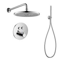 Душова система Imprese Smart Click з термостатом, 2 режими, форма R (ZMK101901213) - Теплоцентр