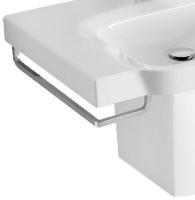 Тримач для рушника Villeroy & Boch Sentique 47 см, на умивальник, хром (979000D7) - Теплоцентр