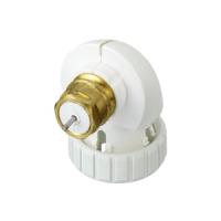 Кутовий адаптер Danfoss RA до RA, для датчиків із застібним замком (013G1350) - Теплоцентр