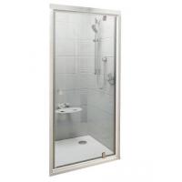 Душові двері Ravak Pivot PDOP1-90 Transparent 90x190 см, прозоре/білий (03G70100Z1) - Теплоцентр