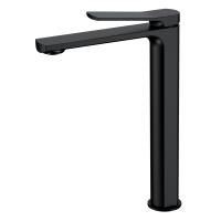 Змішувач для умивальника Volle Solo de la noche одноважільний, високий, чорний (1510.011304) - Теплоцентр