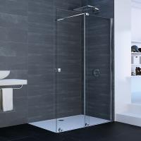Душові двері XTENSA PURE розсувні Walk-In 120х200см (кріпл.праворуч, скло прозоре) - Теплоцентр