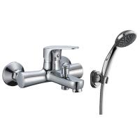 Змішувач для ванни Rozzy Jenori Butterfly одноважільний, з душовою лійкою, хром (RBZ074-3) - Теплоцентр