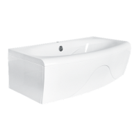 Ванна акрилова Besco Tеlimena 180x85 см, прямокутна, без ніжок - Теплоцентр