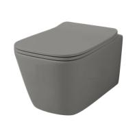 Унітаз підвісний A16 з кришкою Soft-close, grigio oliva - Теплоцентр