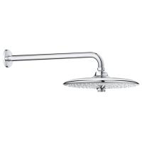 Верхній душ Grohe Euphoria 260 з кронштейном 380 мм, 3 режими, хром (26458000) - Теплоцентр