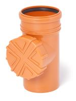 Ревізія ливнева Karmat U1CORS з ситом, 110 мм, руда - Теплоцентр