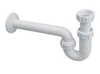 Сифон для умивальника McAlpine 1 1/4"x32 мм, трубний, без зливу (HC4PF-32) - Теплоцентр