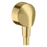 Шлангове з'єднання Hansgrohe Fixfit E без клапана зворотного потоку води, золото (27454990) - Теплоцентр