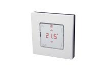 Кімнатний терморегулятор Danfoss Icon RT безпровідний, з дисплеєм, з ІЧ датчиком, накладний (088U1082) - Теплоцентр