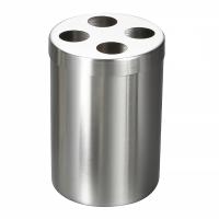 Склянка для зубних щіток Rozzy Jenori Lublin сатин (RJAC023-01SS) - Теплоцентр