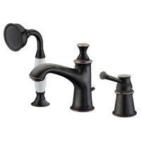 Змішувач для ванни Imprese Podzima Zrala врізний (на 3 отвори), бронза тосканська (ZMK02170805) - Теплоцентр