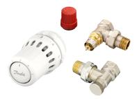 Комплект термостатичний Danfoss React RA click + RA-N + RLV-S DN15 кутовий (015G5349) - Теплоцентр