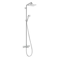 Душова система Hansgrohe Croma E Showerpipe 280 1jet з термостатом та виливом, хром (27687000) - Теплоцентр