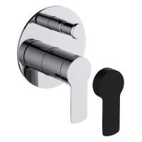 Змішувач для ванни Volle Libra одноважільний, прихований монтаж, хром (1521.030201) - Теплоцентр