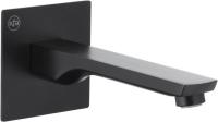 Вилив для ванни Kfa Mokait Black чорний матовий (836-002-81) - Теплоцентр