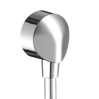 Шлангове з'єднання Hansgrohe Fixfit E без клапана зворотного потоку води, хром (27454000) - Теплоцентр