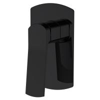 Змішувач для душу Volle Solo одноважільний, прихований монтаж, чорний матовий (1510.101404) - Теплоцентр